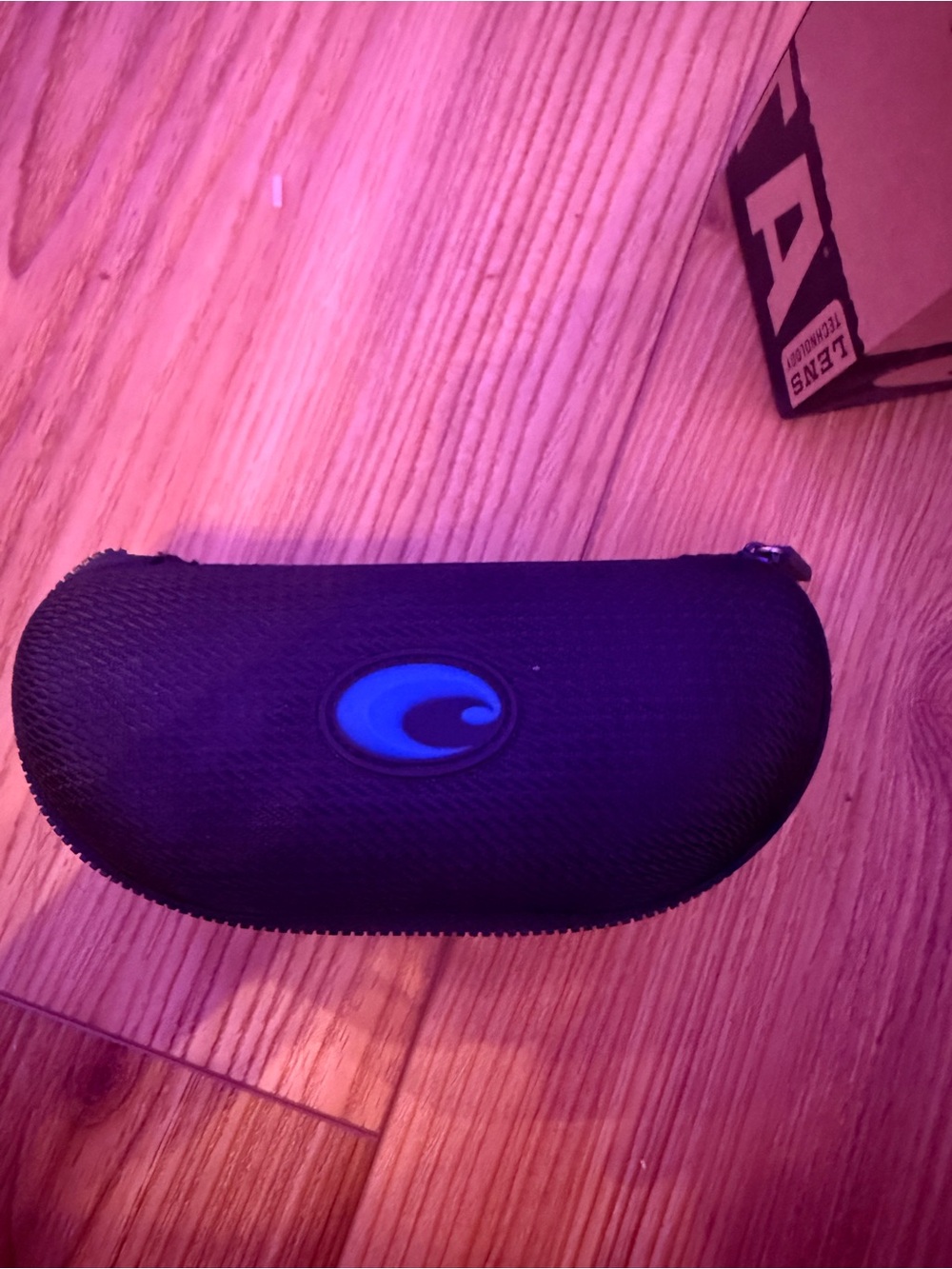 Costa Black Sunglasses Case with Blue Logo BRAND NEW